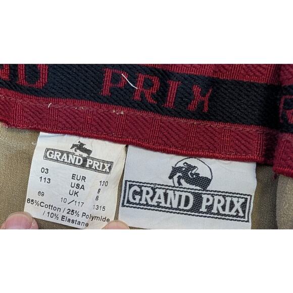 Grand Prix Childs Riding Breeches Pants Jods Tan Suede Knee Size 8 but altered - Picture 4 of 14